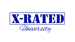 X Rated University logo